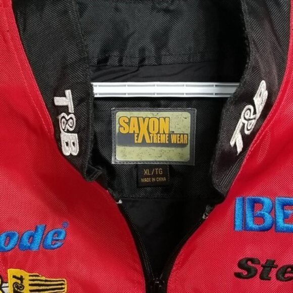 Saxon Extreme Wear Men's Jacket Size XL Motorsport Advertising - Picture 3 of 8